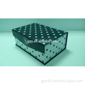 paper box with circle dot printing